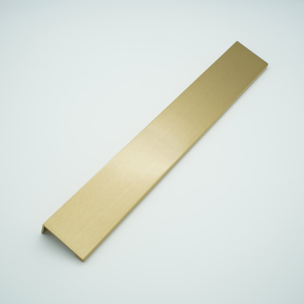EdgeLine Solid Brass Lip Pull Cabinet Handle