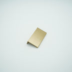 EdgeLine Solid Brass Lip Pull Cabinet Handle