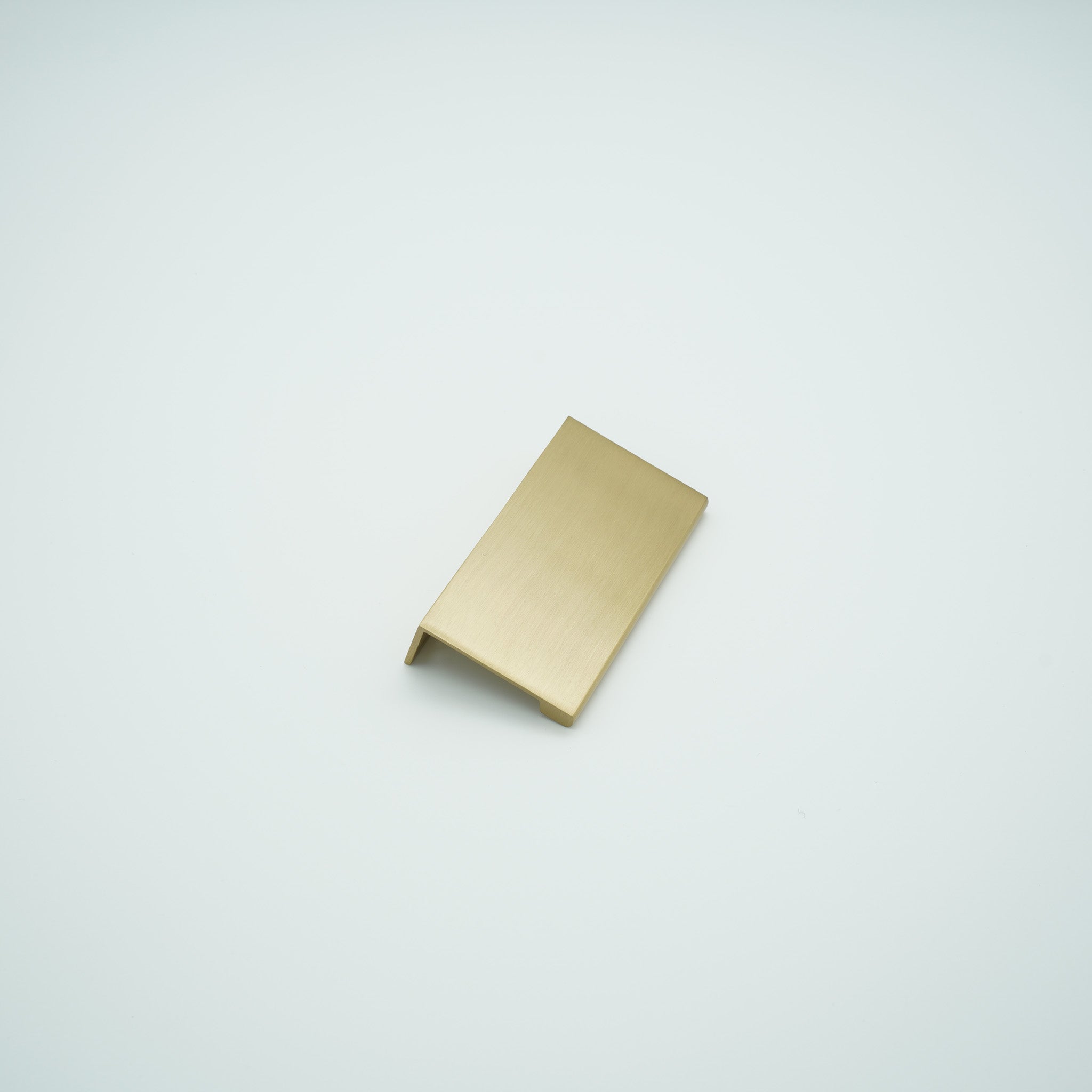 EdgeLine Solid Brass Lip Pull Cabinet Handle