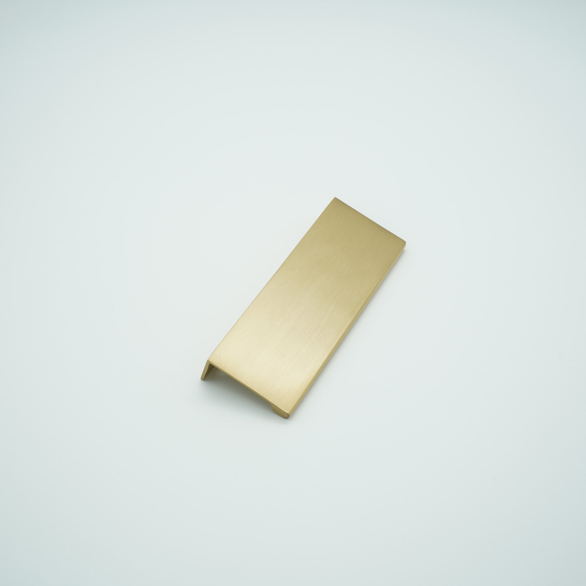 EdgeLine Solid Brass Lip Pull Cabinet Handle