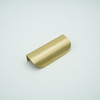 ArcFold Solid Brass Lip Pull Cabinet Handle